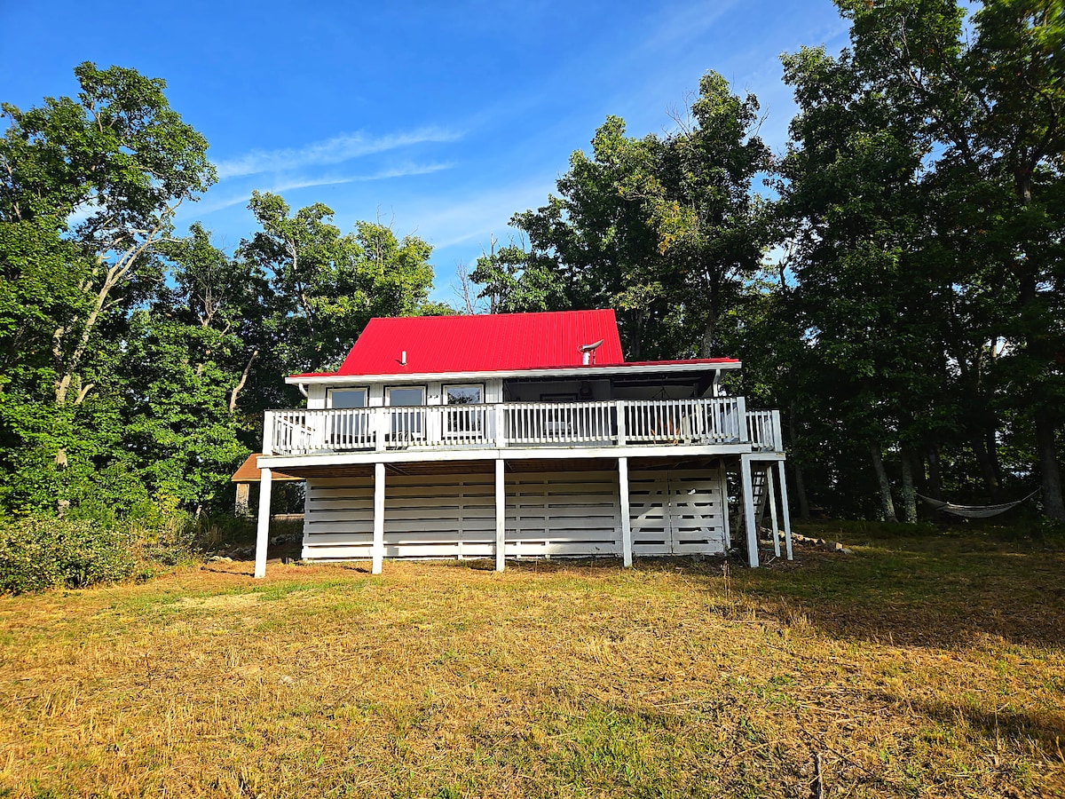 Cabin from the yard